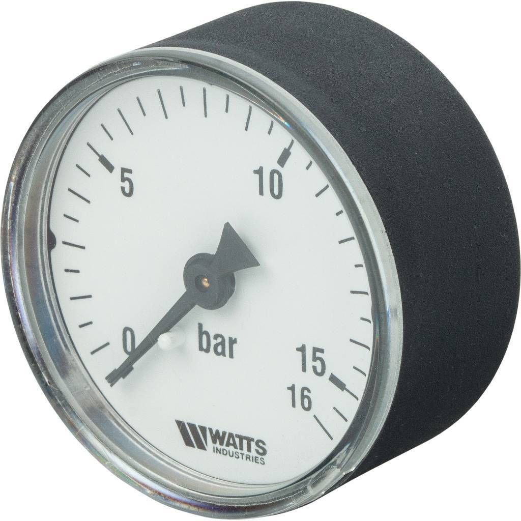 Манометр аксиальный F R100 50 мм 1/4" 16 бар WATTS
