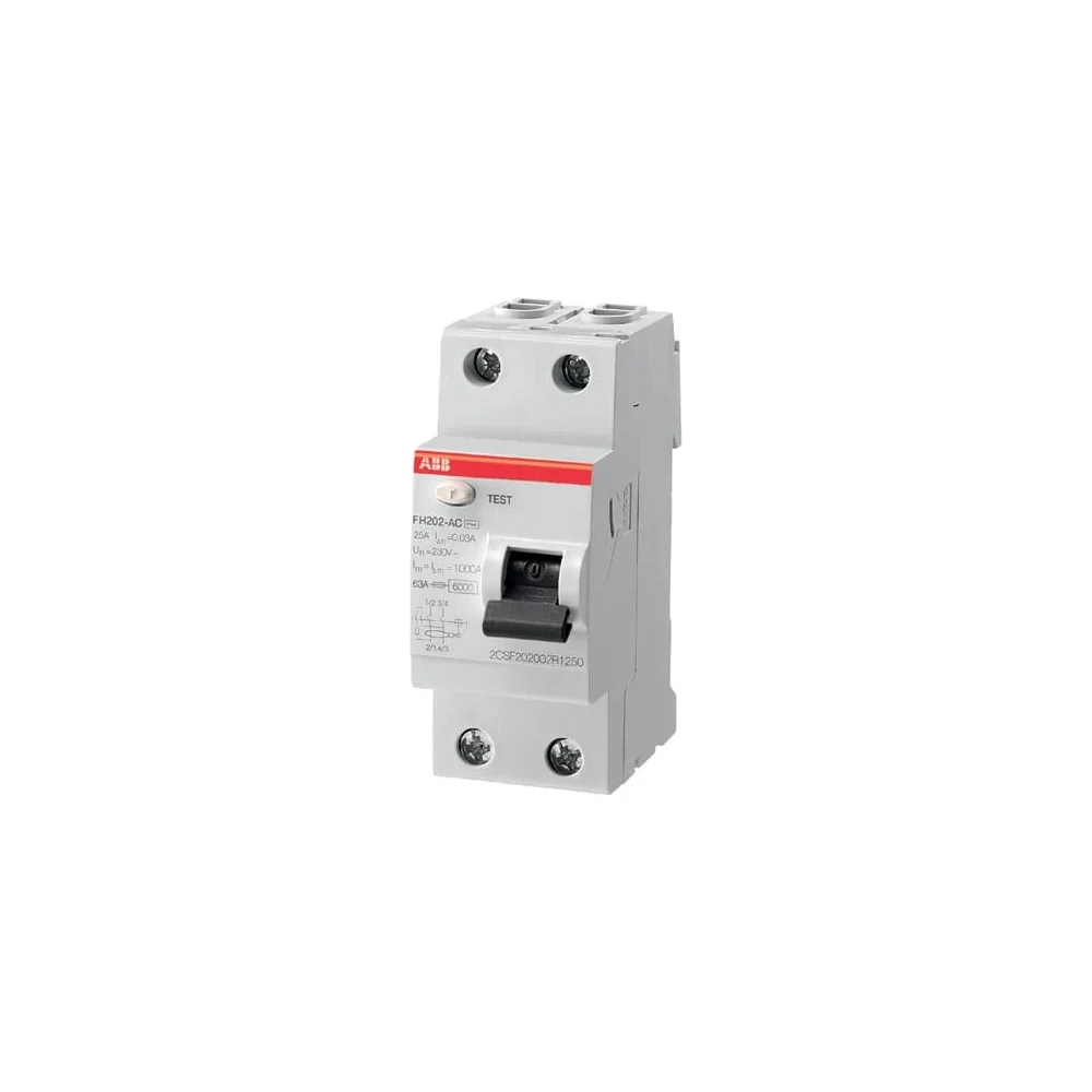 УЗО ABB FH202 2P 40А тип AC 100 мА (2CSF202006R2400)