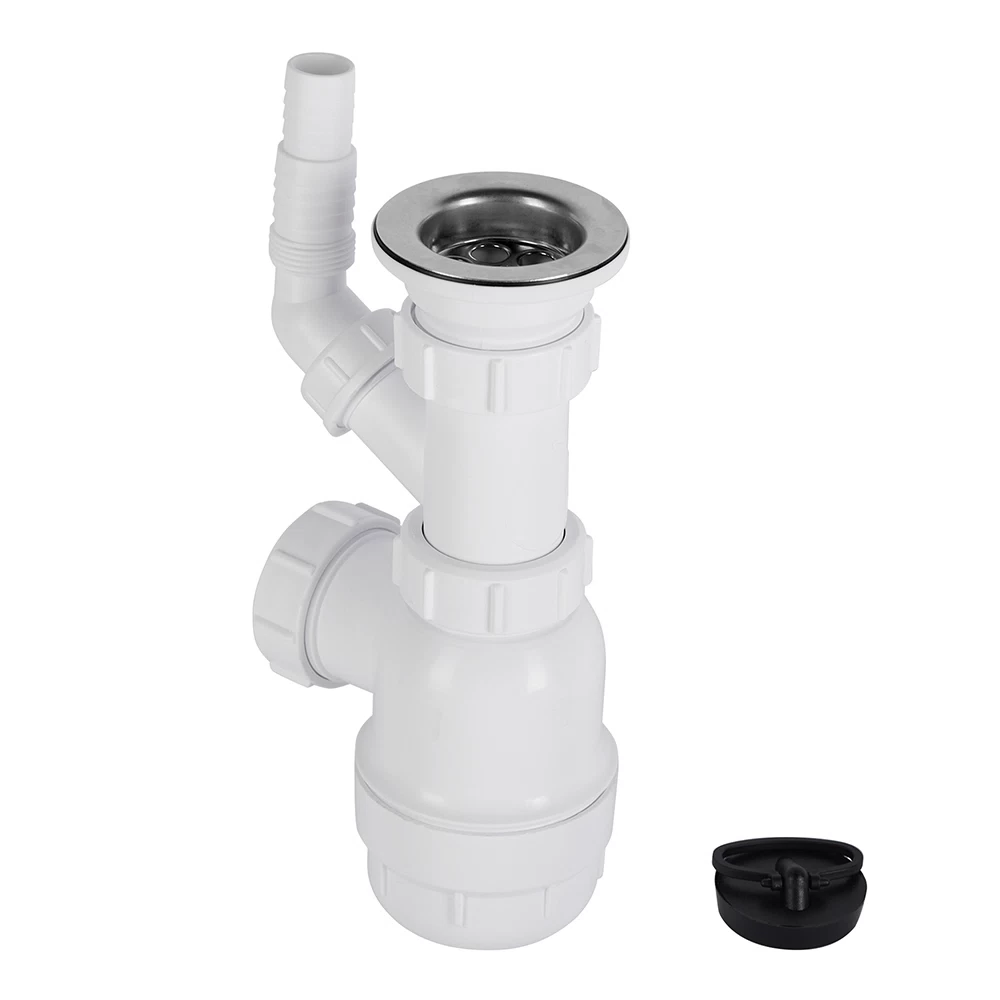 Сифон для раковины и мойки McAlpine 1 1/2х40 мм с выпуском d70 мм (MRSK3)