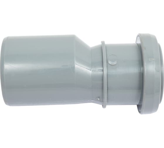 Переход PP-H эксцентрический серый Дн 50х40 б/нап в/к VALFEX 25050040