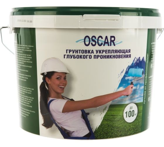 OSCAR/ОСКАР грунтовка, 10кг,укрепляющая,глубокого проникновения