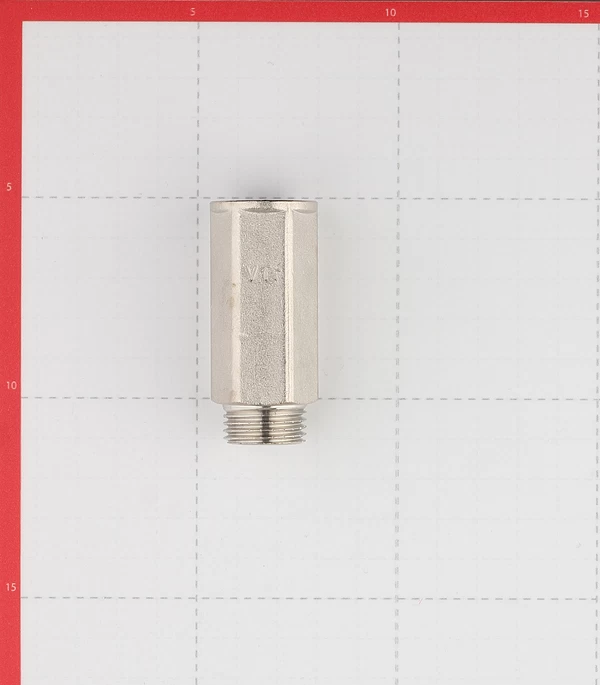 Удлинитель Valtec 50 мм х 1/2 ВР(г) х 1/2 НР(ш) латунный (VTr.197.N.0450)