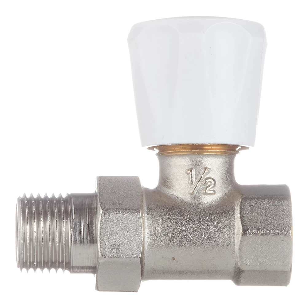 Клапан регулирующий Valtec 1/2 НР(ш) х 1/2 ВР(г) для радиатора (VT.008.LN.04)