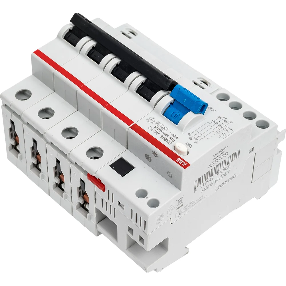 Дифавтомат ABB DS204 4P 16А тип AC хар. C 30 мА (2CSR254001R1164)