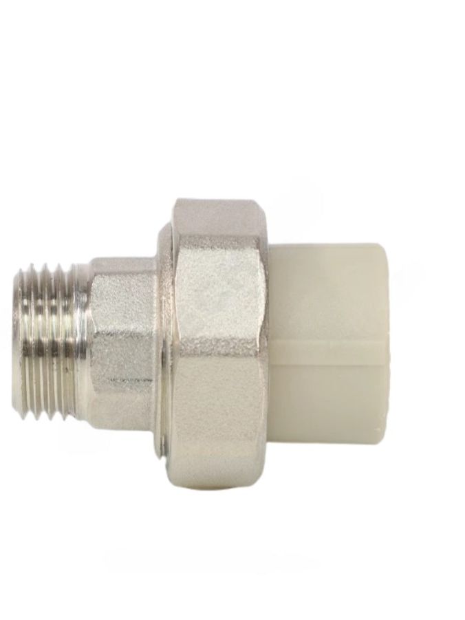 Муфта PP-R комбинированная разъемная серая Дн 32х3/4" НР VALFEX 10156220Г