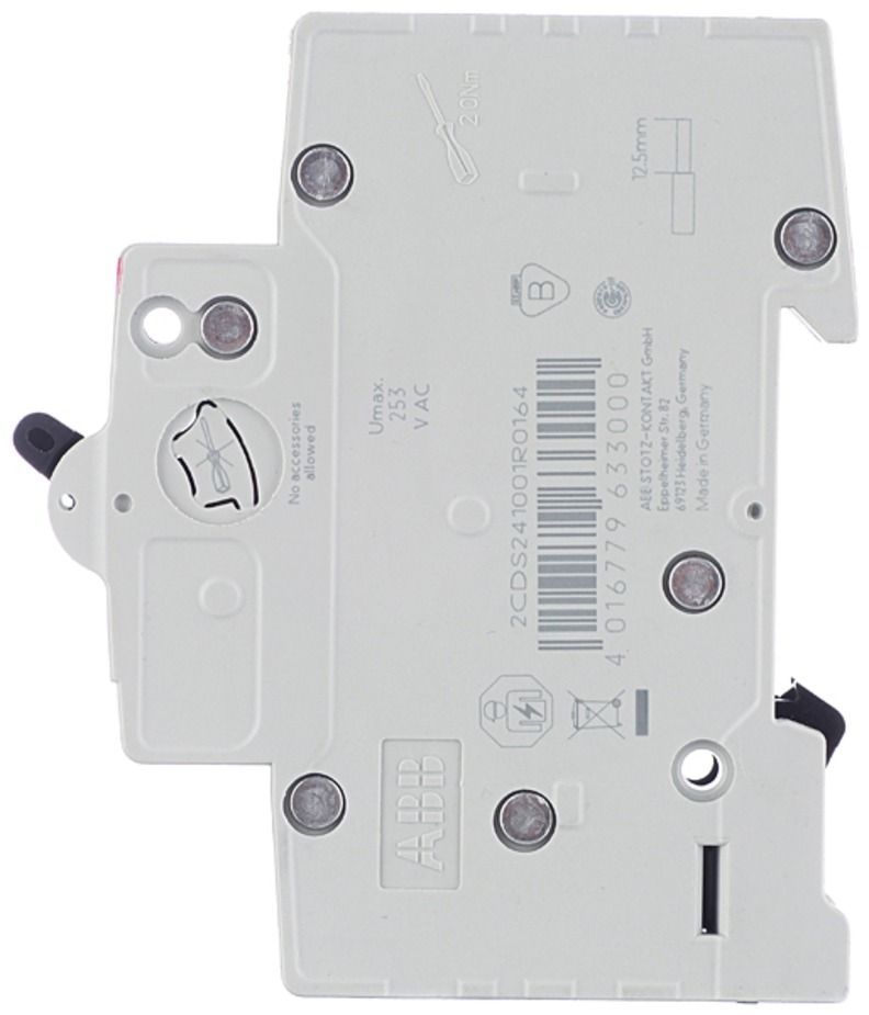 Автоматический выключатель ABB SH201L 1P 40А тип С 4,5 кА 220/380 В (1 шт.)