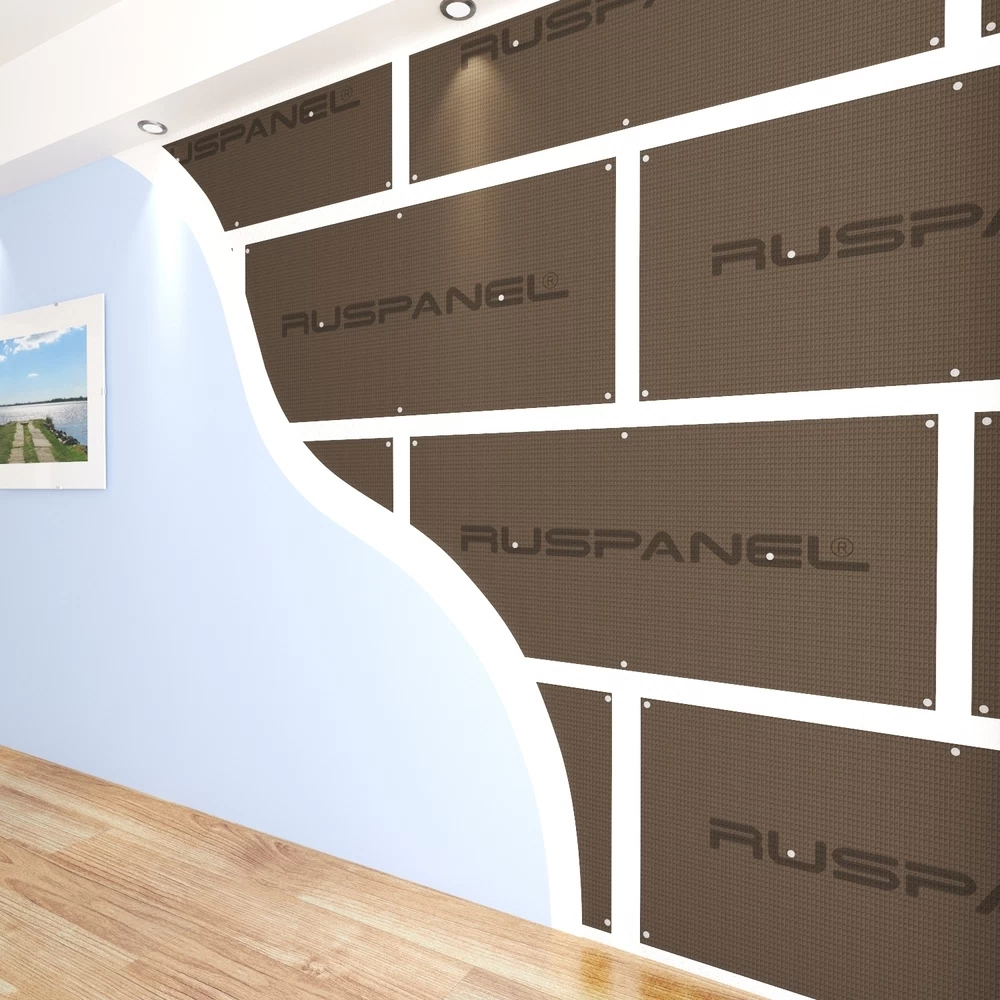 Панель звукоизоляционная Ruspanel RPG Comfort 29х595х1250 мм армированная