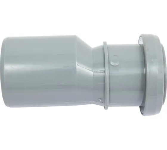 Переход PP-H эксцентрический серый Дн 50х40 б/нап в/к VALFEX 25050040