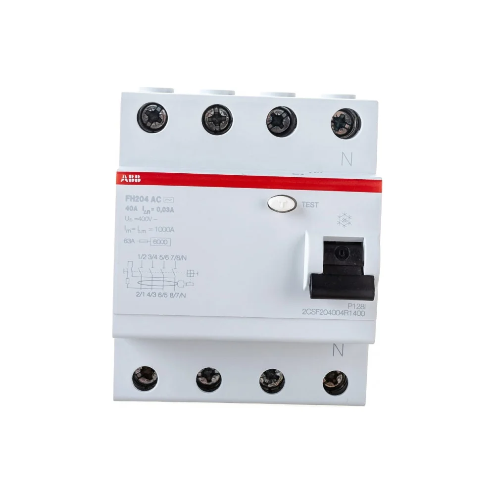 УЗО ABB FH204 4P 40А тип AC 30 мА (2CSF204004R1400)