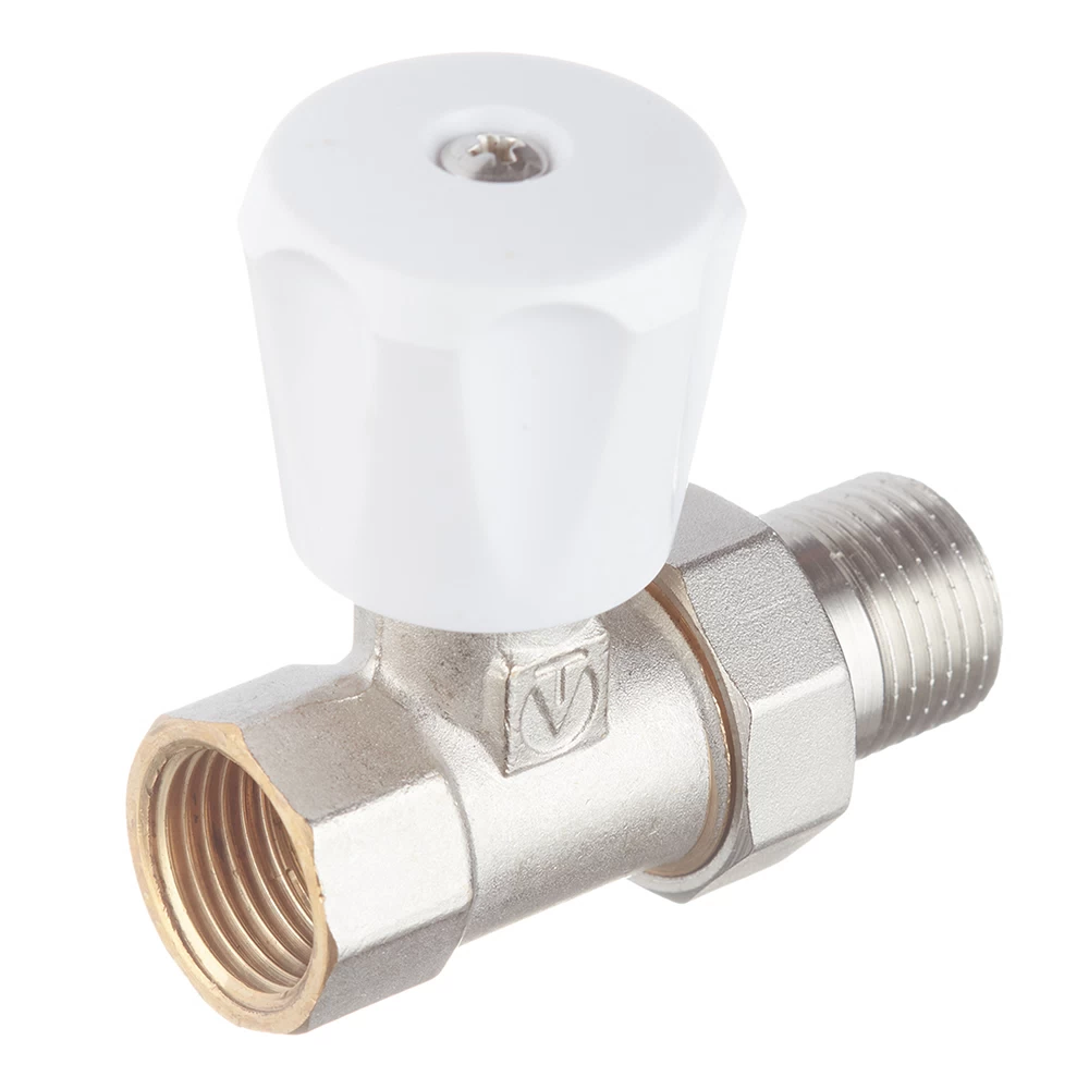 Клапан регулирующий Valtec 1/2 НР(ш) х 1/2 ВР(г) для радиатора (VT.008.LN.04)