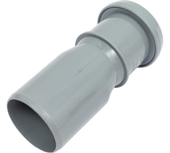 Переход PP-H эксцентрический серый Дн 40х32 б/нап в/к VALFEX 25040032