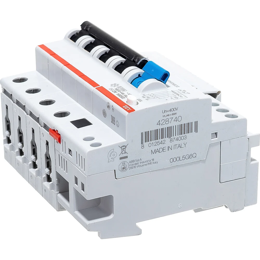 Дифавтомат ABB DS204 4P 25А тип AC хар. C 30 мА (2CSR254001R1254)