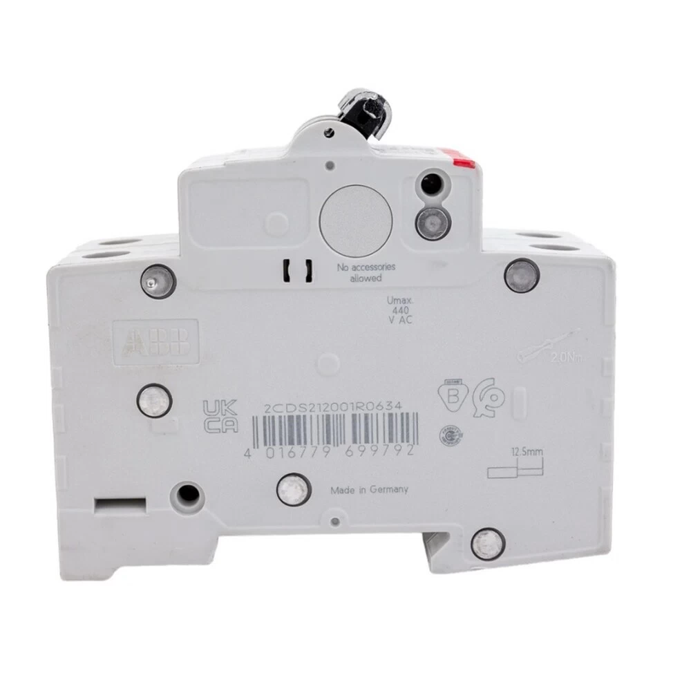 Автоматический выключатель модульный ABB SH202 2P 63А тип C 6 кА 400 В (2CDS212001R0634)