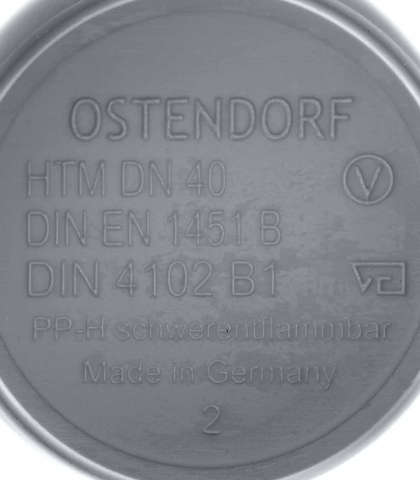 Заглушка Ostendorf HTM d40 мм пластиковая для внутренней канализации (111620)