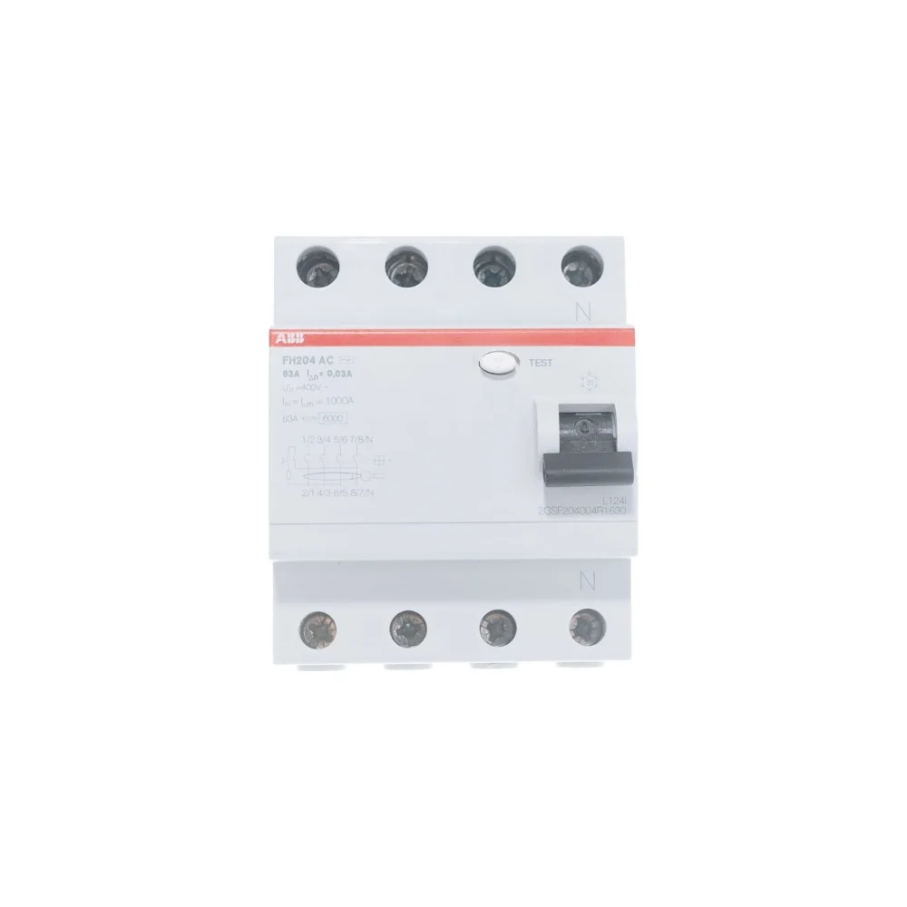 УЗО ABB FH204 4P 63А тип AC 30 мА (2CSF204004R1630)