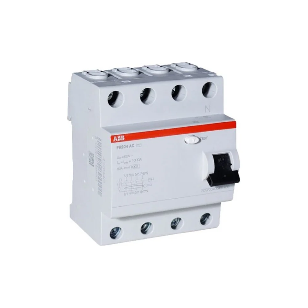 УЗО ABB FH204 4P 63А тип AC 30 мА (2CSF204004R1630)