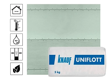 Шпаклевка гипсовая Knauf Унифлот 5 кг