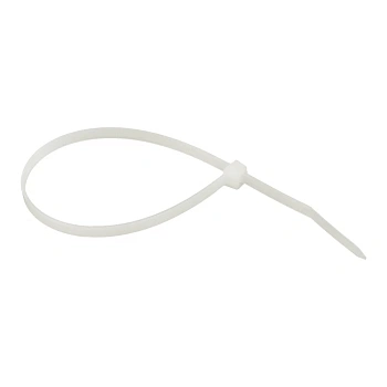 Стяжка кабельная EKF Basic 250х4,8 мм нейлоновая белая (100 шт.) (plc-c-4.8x250)