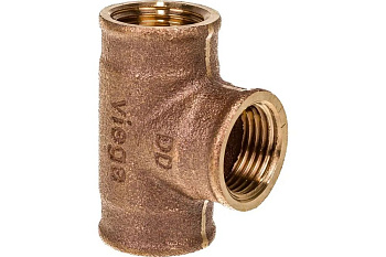Тройник Viega, ВВВ, 1/2", бронза, равнопроходной RX 264222