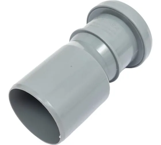 Переход PP-H эксцентрический серый Дн 50х40 б/нап в/к VALFEX 25050040