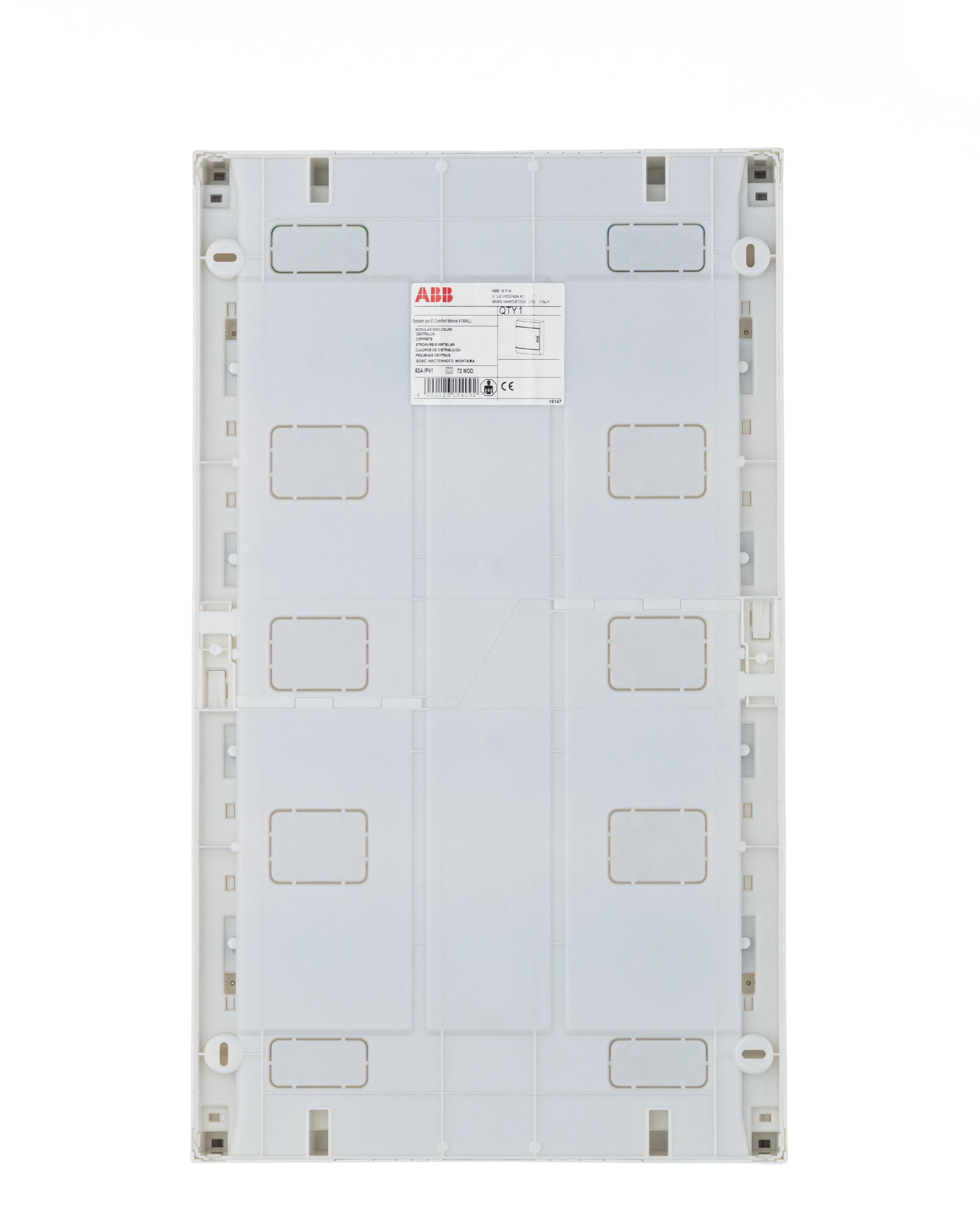 Щит распределительный ABB Mistral41 72 модуля, навесной, пластиковый 1SLM004102A3110