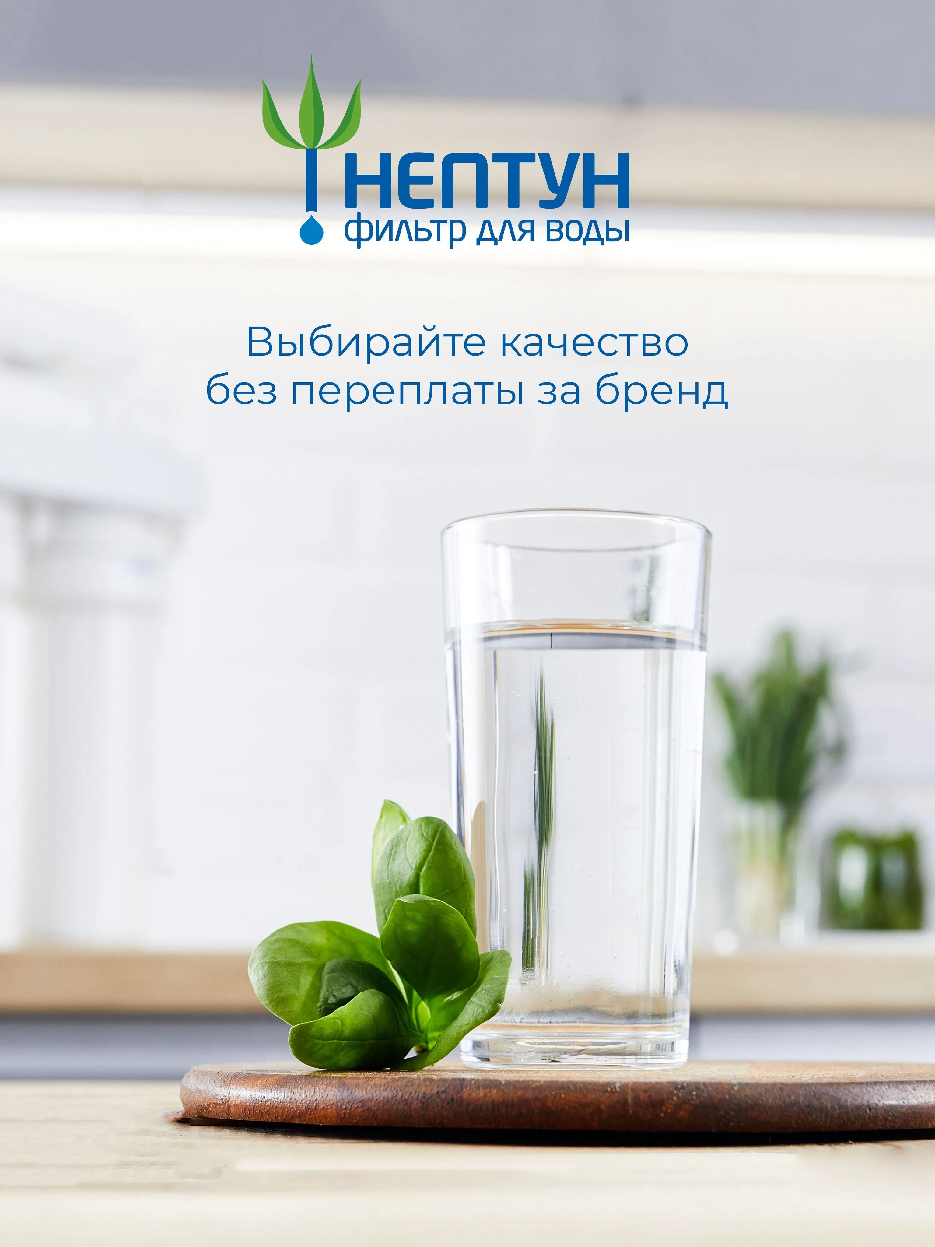 Картридж с ионообменной смолой для умягчения воды Нептун ION-10SL, умягчающий фильтр против накипи с возможностью регенерации