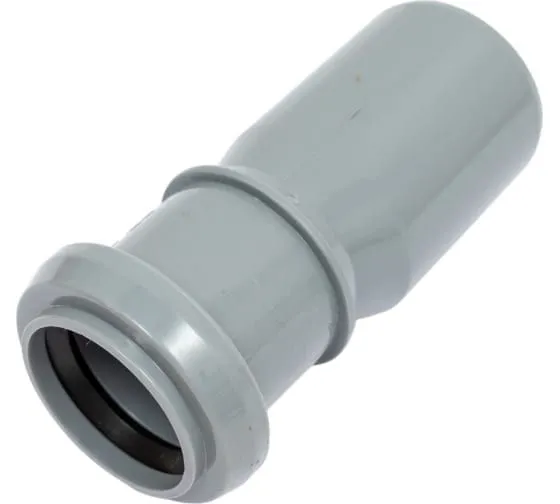 Переход PP-H эксцентрический серый Дн 40х32 б/нап в/к VALFEX 25040032