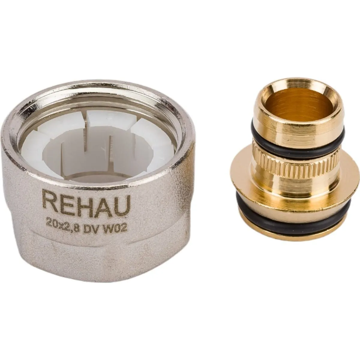 REHAU Резьбозажимное соединение RAUTITAN flex (Евроконус) 20х2,8, латунь, арт.12663621003