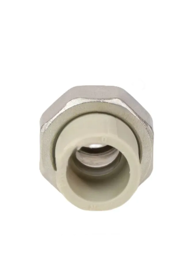 Муфта PP-R комбинированная разъемная серая Дн 32х3/4" НР VALFEX 10156220Г