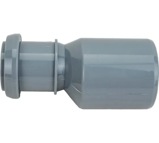 Переход PP-H эксцентрический серый Дн 50х32 б/нап в/к VALFEX 25050032
