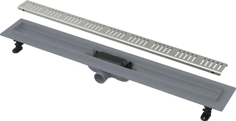 Водоотводящий желоб Alcaplast APZ10-550 Simple с решеткой, горизонтальный выпуск