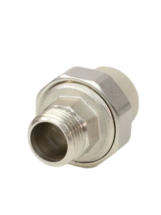 Муфта PP-R комбинированная разъемная серая Дн 32х3/4" НР VALFEX 10156220Г