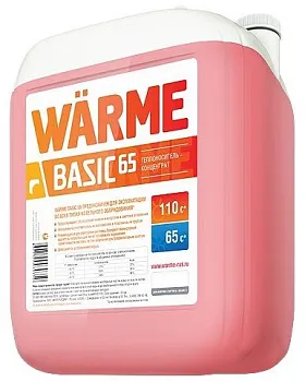 Теплоноситель WARME Basic -65 (этиленгликоль, канистра 20 кг)