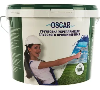 OSCAR/ОСКАР грунтовка, 10кг,укрепляющая,глубокого проникновения